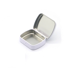 Hộp thiếc mini nhỏ Trắng Đen hoạ tiết đựng pan màu đựng đồ đa năng