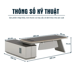 Bàn Giám Đốc Nhập Khẩu FGBGDN003