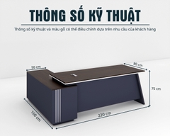 Bàn Giám Đốc Cao Cấp Fergus FGBGD018