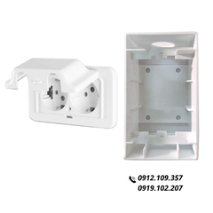 [Combo] Đế Dày Và Ổ Cắm Chống Nước Nắp Ngang Hàn Quốc Dosel