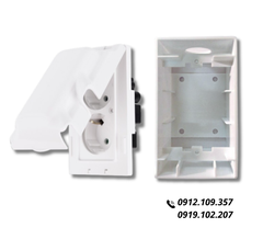 [Combo] Đế Dày Và Ổ Cắm Chống Nước Nắp Dọc Hàn Quốc Dosel