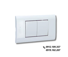 Công Tắc Điện Âm Tường 2 Nút Nhấn Một Chiều Hàn Quốc Dosel DLW2107