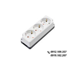 Ổ Cắm Điện Đế Nổi 3 Chấu Hàn Quốc Dosel DC1212 (Hộp 10 Cái)