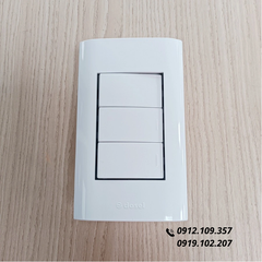 Công Tắc Điện Âm Tường 3 Nút Nhấn Hàn Quốc Dosel DLW2108