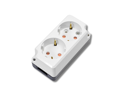 Ổ Cắm Điện Đế Nổi 2 Chấu Hàn Quốc Dosel DC1211