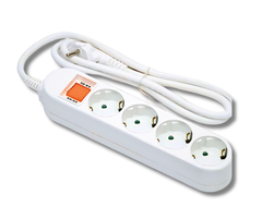 Ổ Cắm Điện Hàn Quốc 4 Lỗ 1 Công Tắc Dosel DM2217