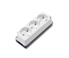 Ổ Cắm Điện Đế Nổi 3 Chấu Hàn Quốc Dosel DC1212