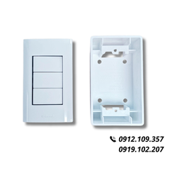 [Combo] Đế Dày Và Công Tắc 3 Nút Nhấn Hàn Quốc Dosel