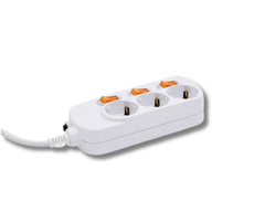 Ổ Cắm Điện Hàn Quốc 3 Lỗ 3 Công Tắc Dosel DM2224 - 3M