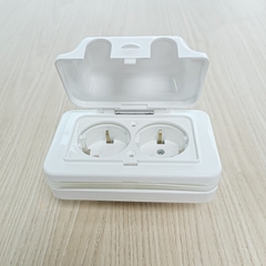 Ổ Cắm Điện Chống Nước Nắp Ngang Hàn Quốc Dosel DC2219 (Hộp 5 Cái)