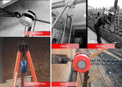 Pa Lăng Xích Kéo Tay Sep 1 Tấn 5 Mét