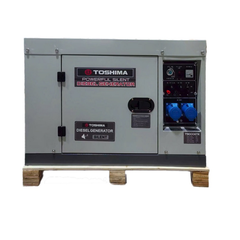 Máy Phát Điện Chạy Dầu 7KW Toshima T90E