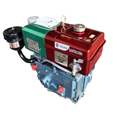 Máy Nổ Dầu 6Hp Quantrai R175A (D6 Nước)