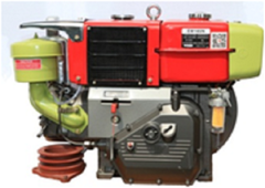 Máy Nổ Dầu 10HP Tứ Xuyên XE190AN (D10 Gió Đèn, Két Nước Nhôm)