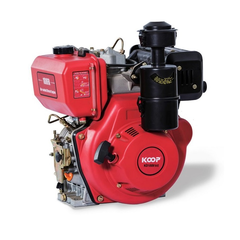 Động Cơ Dầu 9HP Có Đề Koop KD188FAE