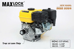 Động Cơ Xăng 6.5HP Maxlock MK200