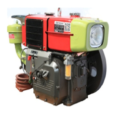 Máy Nổ Dầu D10 Tứ Xuyên EM190AN (D10 Gió Đèn, Két Nước Đồng)