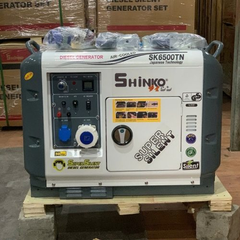 Máy Phát Điện Chạy Dầu 5Kw SHINKO SK6500TN (siêu chống ồn)