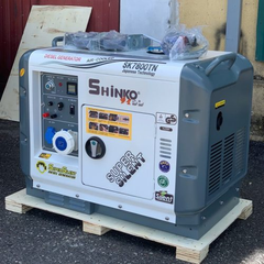Máy Phát Điện Chạy Dầu 6Kw SHINKO SK7800TN (siêu chống ồn)