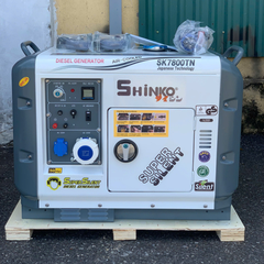 Máy Phát Điện Chạy Dầu 6Kw SHINKO SK7800TN (siêu chống ồn)