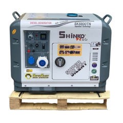 Máy Phát Điện Chạy Dầu 7Kw Shinko SK8800TN Siêu Chống Ồn