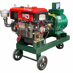 Máy Phát Điện Đầu Nổ Vikydfeng 15Kw/220V D24 gió đề