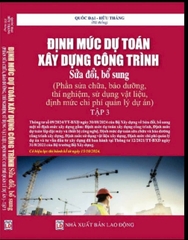 Định mức dự toán xây dựng công trình