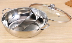 NỒI LẨU INOX 2 NGĂN TIỆN DỤNG