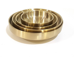 ĐĨA INOX 2 LỚP MẠ VÀNG HÀN QUỐC TRÒN