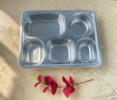 KHAY CƠM INOX 5 NGĂN A1