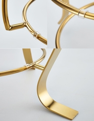 GIÁ ĐỰNG BÁNH 3 TẦNG  INOX MẠ VÀNG   SANG TRỌNG