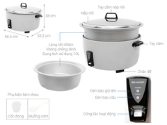 NỒI CƠM ĐIỆN CÔNG NGHIỆP 10 LÍT