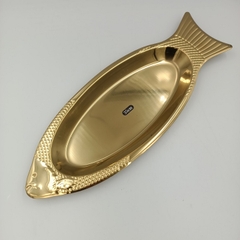 KHAY TRƯNG BÀY CÁ INOX MẠ VÀNG