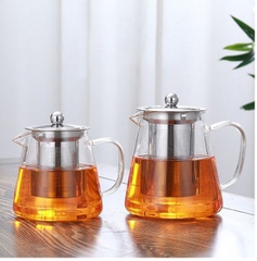 ẤM THỦY TINH PHA TRÀ CÓ LÕI LỌC