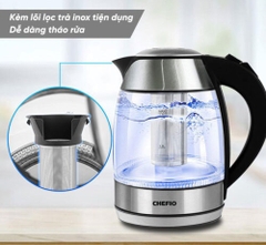 ẤM SIÊU TỐC THỦY TINH CHEFIO 1.7L