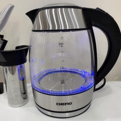 Ấm siêu tốc thủy tinh CHEFIO 1.8L CFK