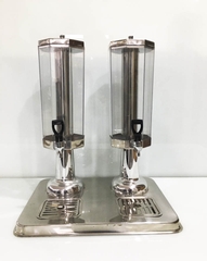 BÌNH ĐÔI ĐỰNG NƯỚC TRÁI CÂY BÁT GIÁC BẠC