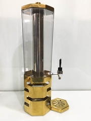 BÌNH ĐỰNG NƯỚC TRÁI CÂY BÁT GIÁC MẠ VÀNG