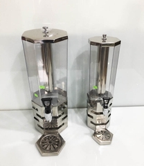 BÌNH NƯỚC TRÁI CÂY BÁT GIÁC ĐƠN BẠC