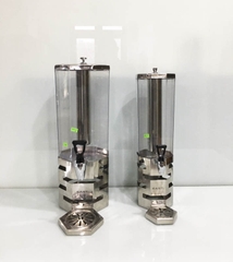 BÌNH NƯỚC TRÁI CÂY BÁT GIÁC ĐƠN BẠC