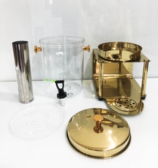 BÌNH NƯỚC TRÁI CÂY ĐƠN MẠ VÀNG 8L