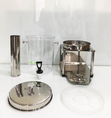 BÌNH NƯỚC TRÁI CÂY ĐƠN MÀU BẠC 8L