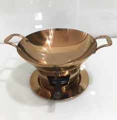 BỘ BẾP CỒN CHẢO MẠ VÀNG INOX