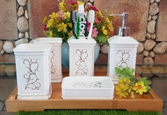 BỘ 5 MÓN ĐỰNG PHÒNG TẮM CAO CẤP