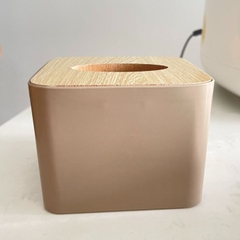 HỘP ĐỰNG GIẤY ĂN MẶT GỖ