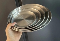 SÉT 5 ĐĨA INOX TRÒN HÀN QUỐC