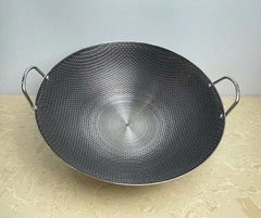 CHẢO INOX CHỐNG DÍNH VÂN TỔ ONG SIZE 40