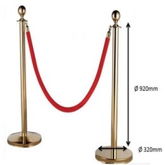 CỘT CHẮN INOX DÂY TRÙNG MẪU 2