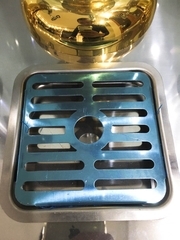 BÌNH 3 NGĂN ĐỰNG NƯỚC HÌNH TRỤ MẠ VÀNG