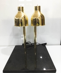 ĐÈN HÂM NÓNG THỨC ĂN 2 BÓNG ĐẾ ĐÁ VÀNG